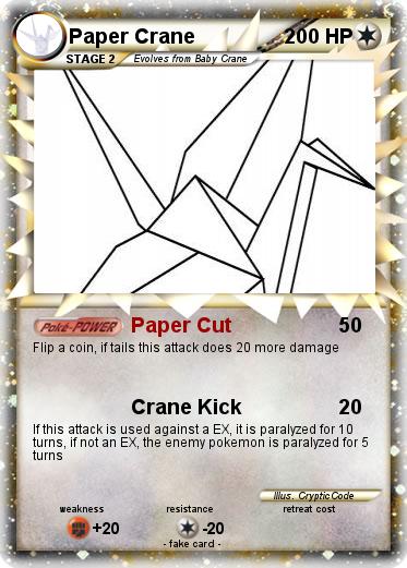 Pokemon Paper Crane