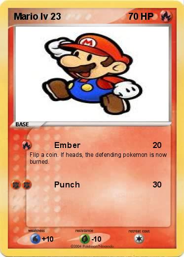 Pokemon Mario lv 23