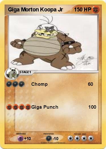 Pokemon Giga Morton Koopa Jr