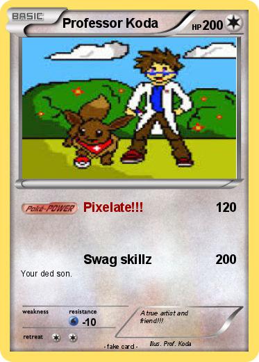 Pokemon Professor Koda