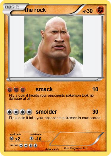 Pokemon the rock