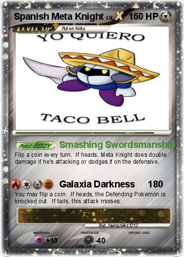 Pokemon Spanish Meta Knight