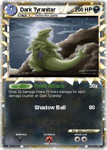 Pokemon Dark Tyranitar