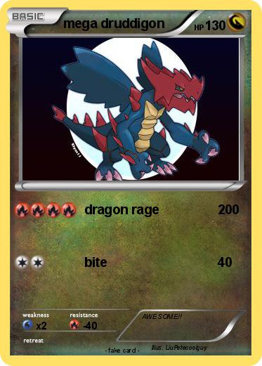 Pokemon mega druddigon