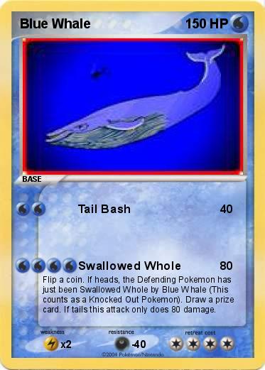 Pokemon Blue Whale