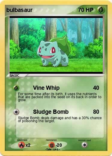 Pokemon bulbasaur