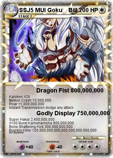 Pokemon SSJ5 MUI Goku    Bill.