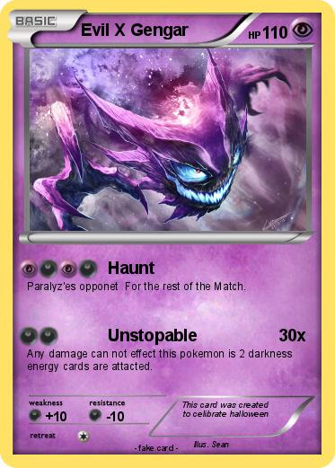 Pokemon Evil X Gengar