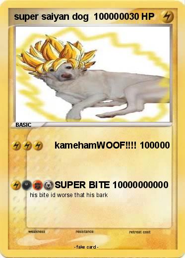 Pokemon super saiyan dog  1000000
