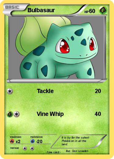 Pokemon Bulbasaur