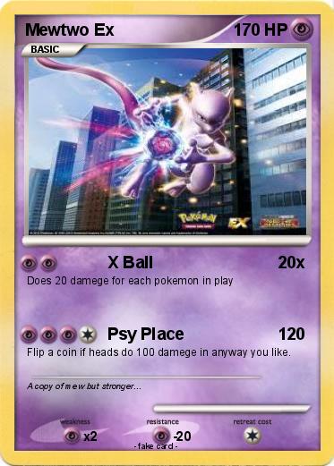 Pokemon Mewtwo Ex