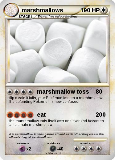 Pokemon marshmallows