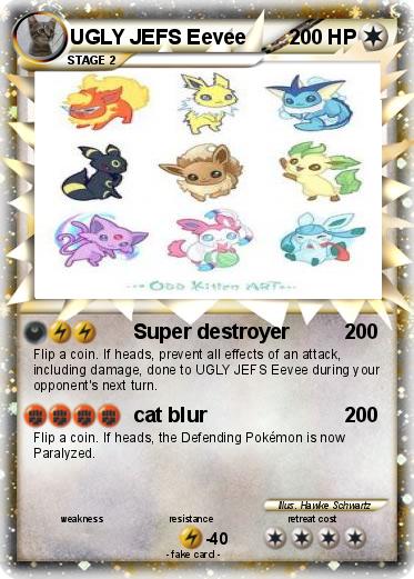 Pokemon UGLY JEFS Eevee