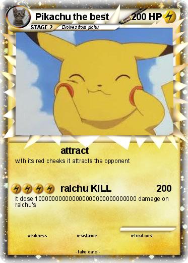 Pokemon Pikachu the best