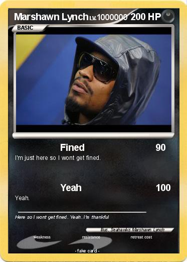 Pokemon Marshawn Lynch