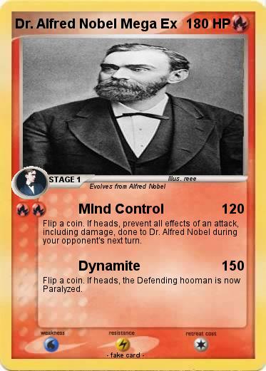 Pokemon Dr. Alfred Nobel Mega Ex