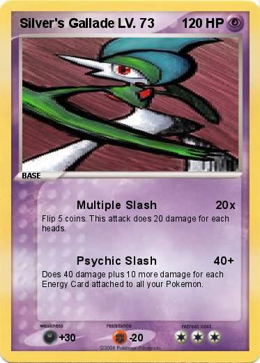 Pokemon Silver's Gallade LV. 73