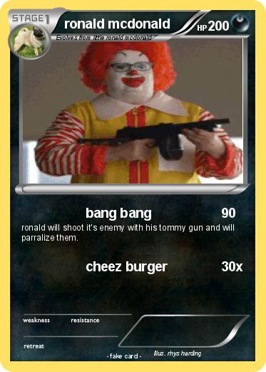 Pokemon ronald mcdonald