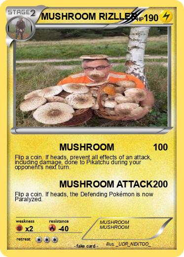 Pokemon MUSHROOM RIZLLER