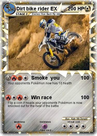 Pokemon Dirt bike rider EX