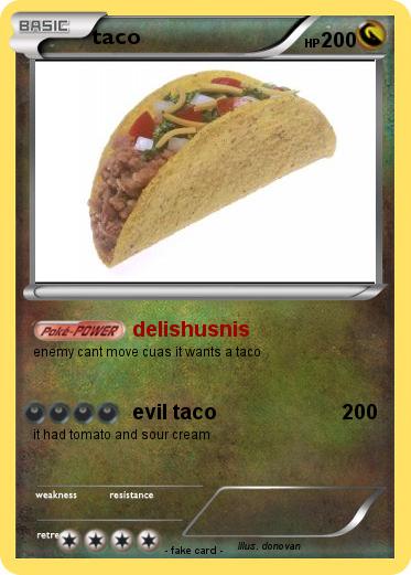 Pokemon taco