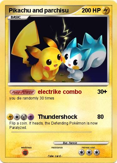 Pokemon Pikachu and parchisu