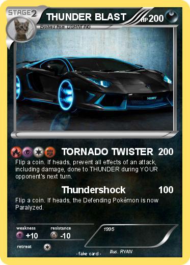 Pokemon THUNDER BLAST