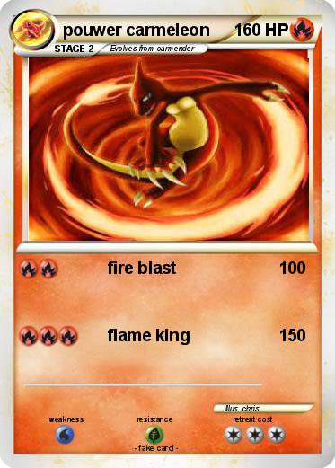 Pokemon pouwer carmeleon