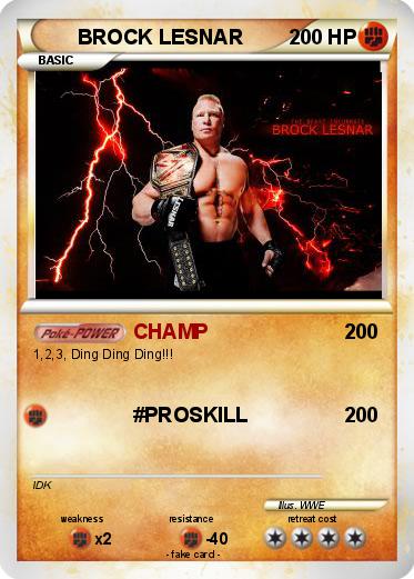 Pokemon BROCK LESNAR