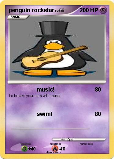 Pokemon penguin rockstar