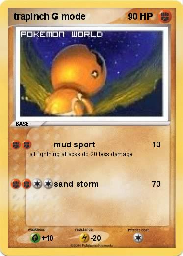 Pokemon trapinch G mode               