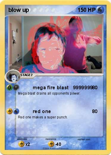 Pokemon blow up