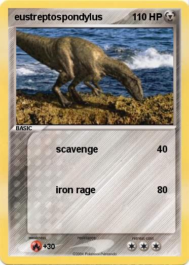 Pokemon eustreptospondylus