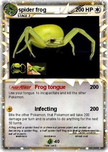 Pokemon spider frog