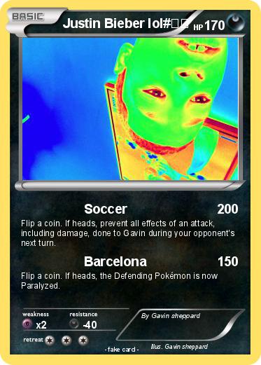 Pokemon Justin Bieber lol#️⃣