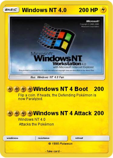 Pokemon Windows NT 4.0