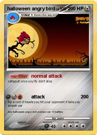 Pokemon halloween angry bird
