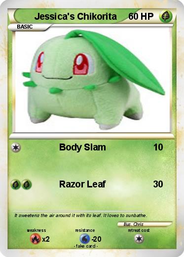 Pokemon Jessica's Chikorita