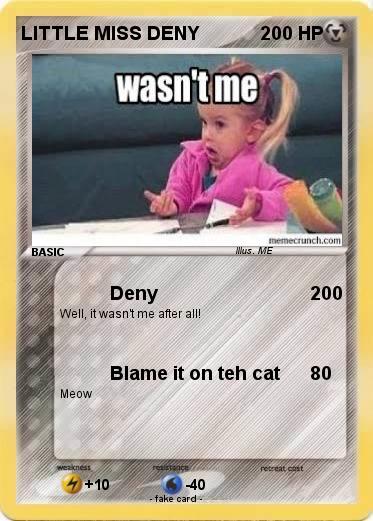 Pokemon LITTLE MISS DENY