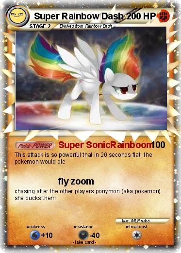 Pokemon Super Rainbow Dash