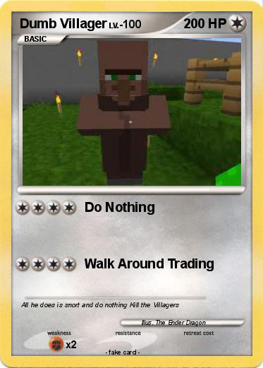 Pokemon Dumb Villager