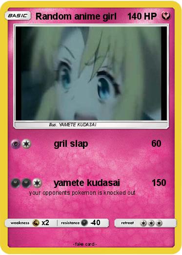 Pokemon Random anime girl