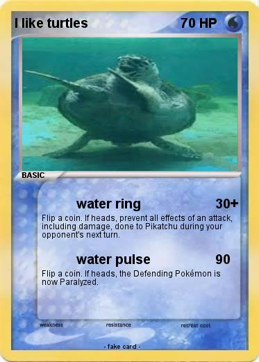 Pokemon I like turtles