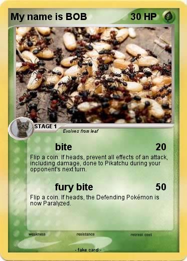 Pokemon My name is BOB