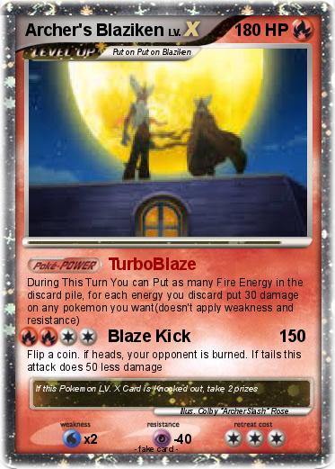 Pokemon Archer's Blaziken