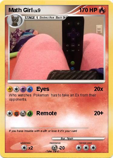 Pokemon Math Girl