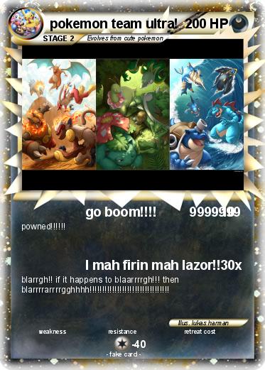Pokemon pokemon team ultra!