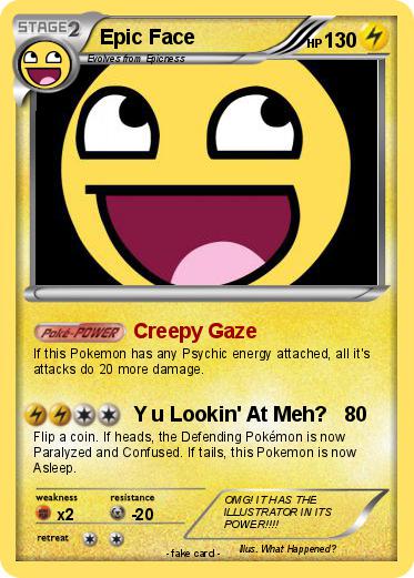 Pokemon Epic Face