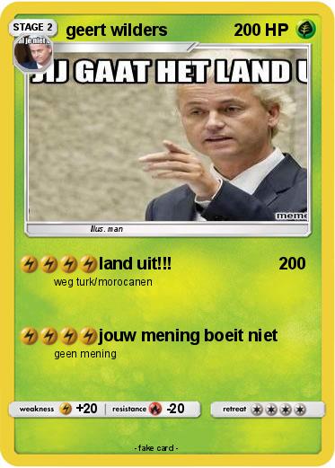 Pokemon geert wilders
