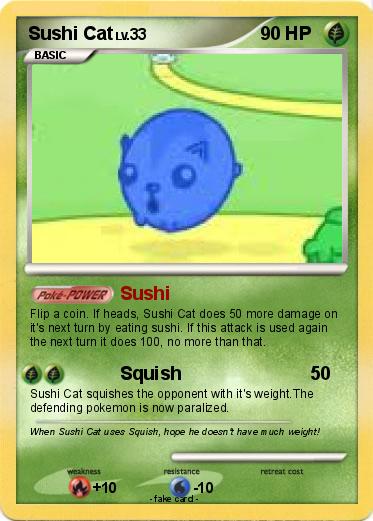 Pokemon Sushi Cat